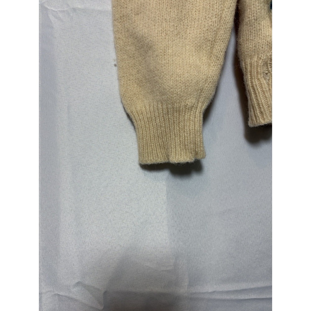 Vintage Debenhams Shetland‎ Wool Pullover Preppy Sweater Size Small Soft - Picture 3 of 13